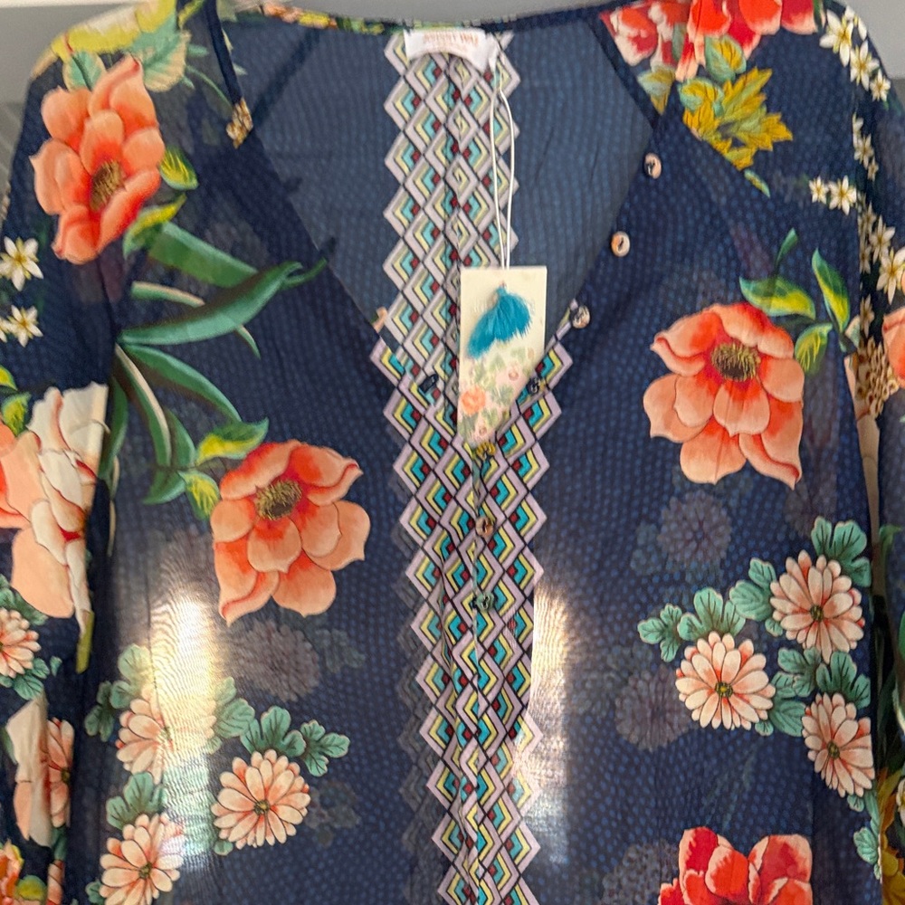Johnny Was Geometric Patterned Dress - Picture 3 of 7